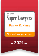 Rated by Super Lawyers, 2021 badge